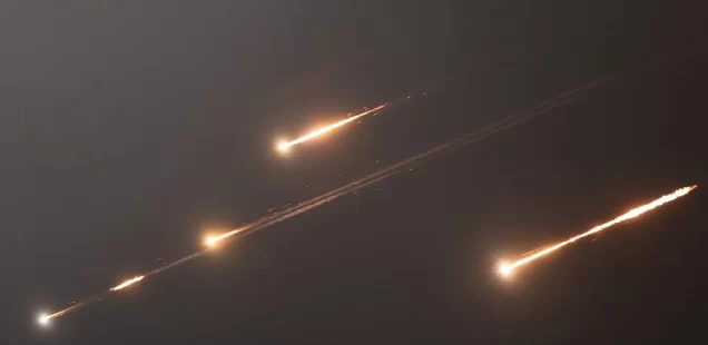 “Missiles overhead.”