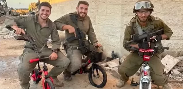 “Death to the genocide machine.”