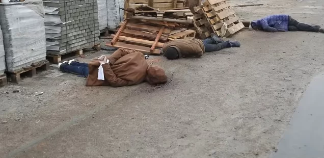 “‘Staged actions’ in Ukraine.”